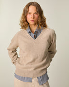 Col V en cachemire Femme - 4