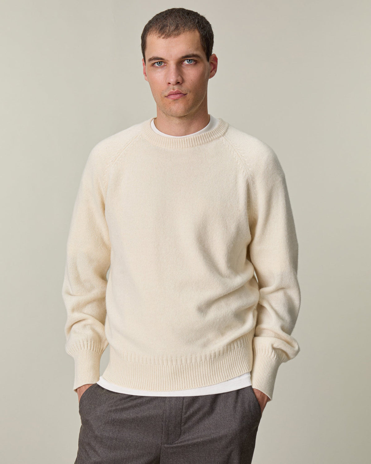 Col rond en cachemire Tricot x Sabah Homme - 33