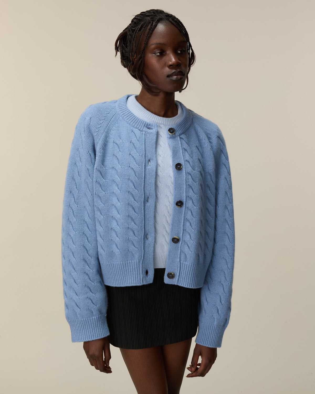 Cardigan Torsadé Femme - 4