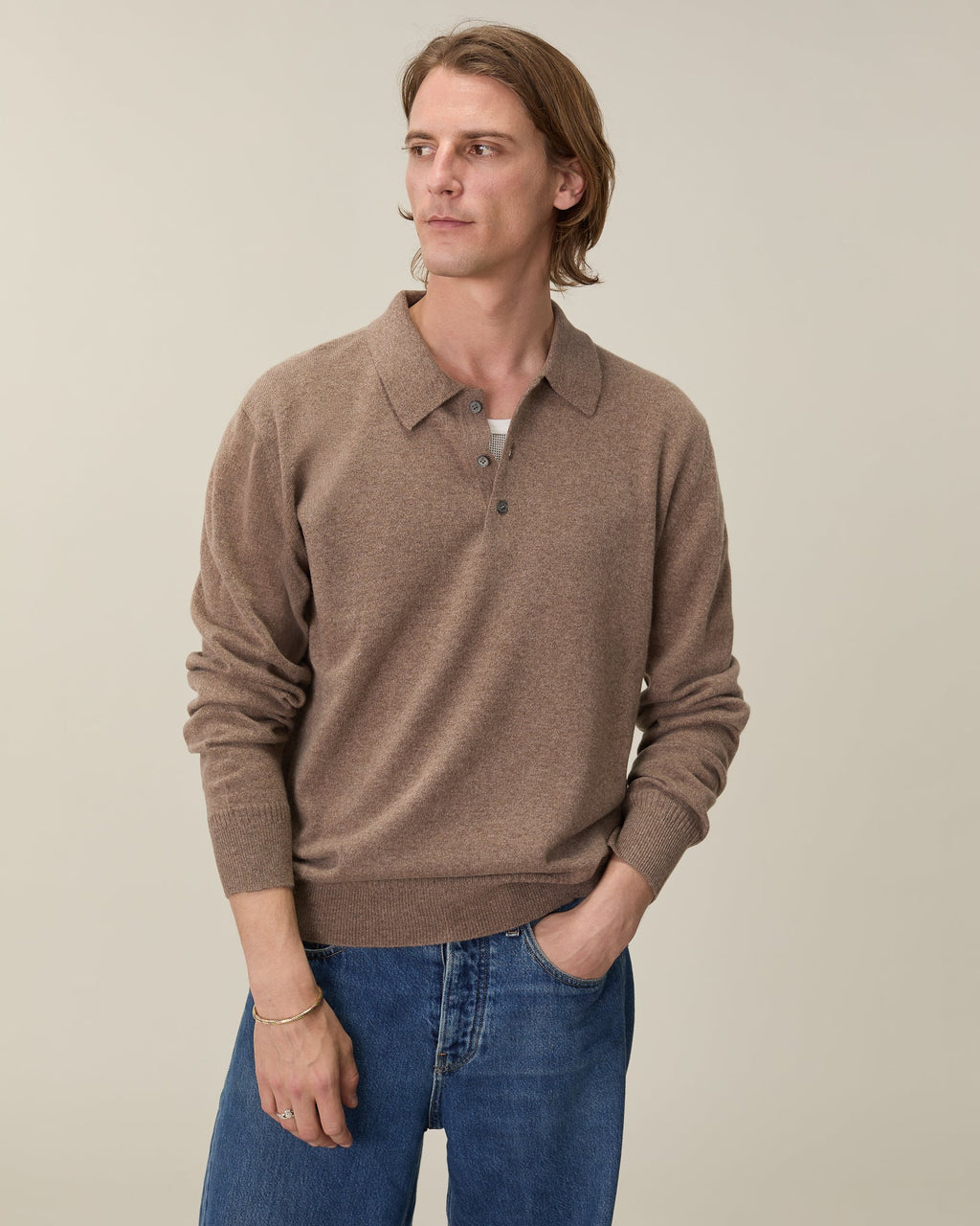 Polo en cachemire léger Homme - 4