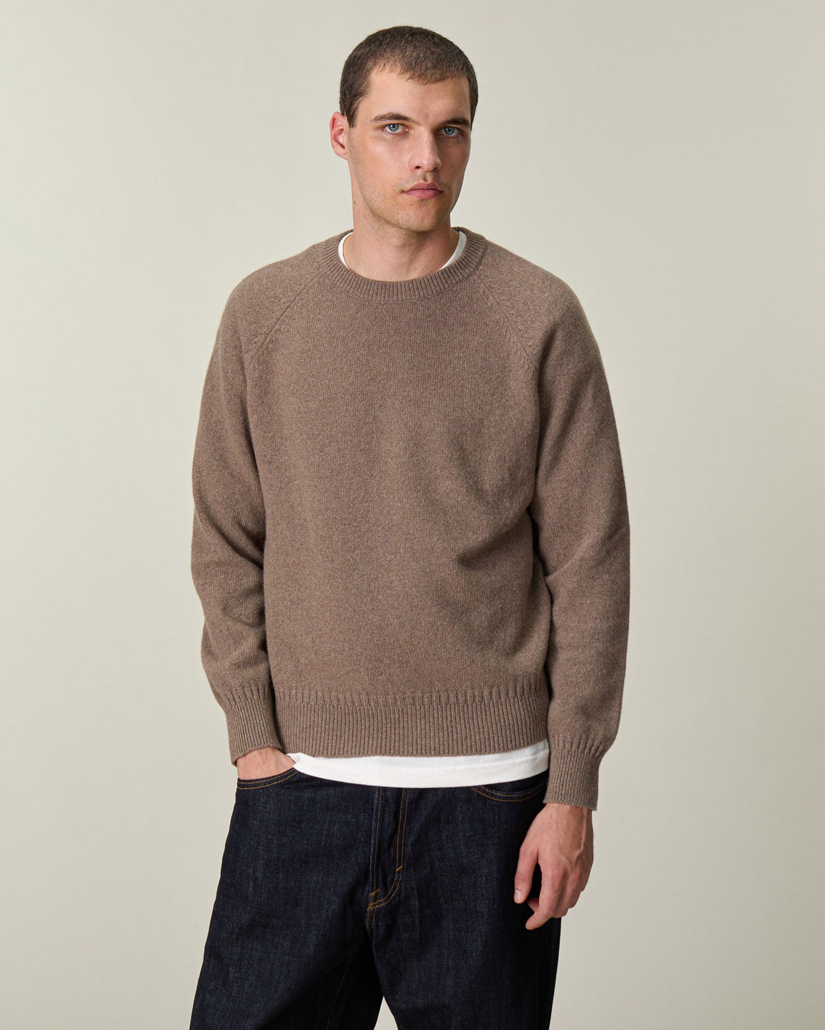 Col rond en cachemire Tricot x Sabah Homme - 11