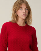 Col Rond Torsadé Femme - 4