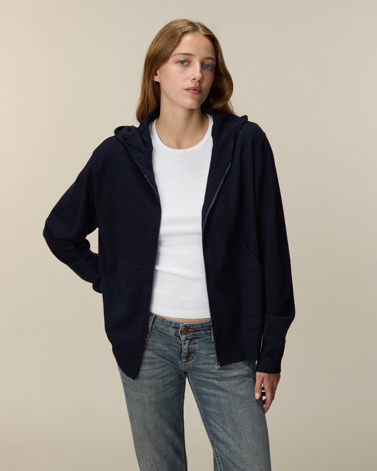 Hoodie en cachemire léger Femme - 3