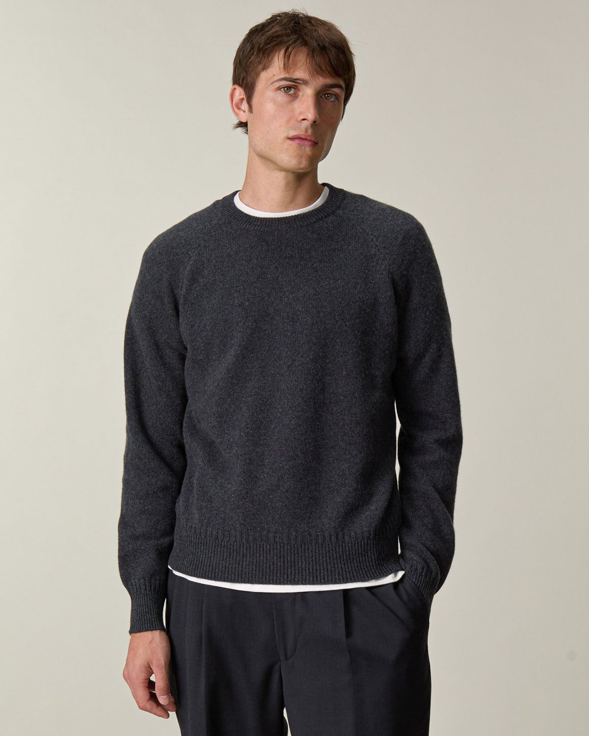 Col rond en cachemire Tricot x Sabah Homme - 32
