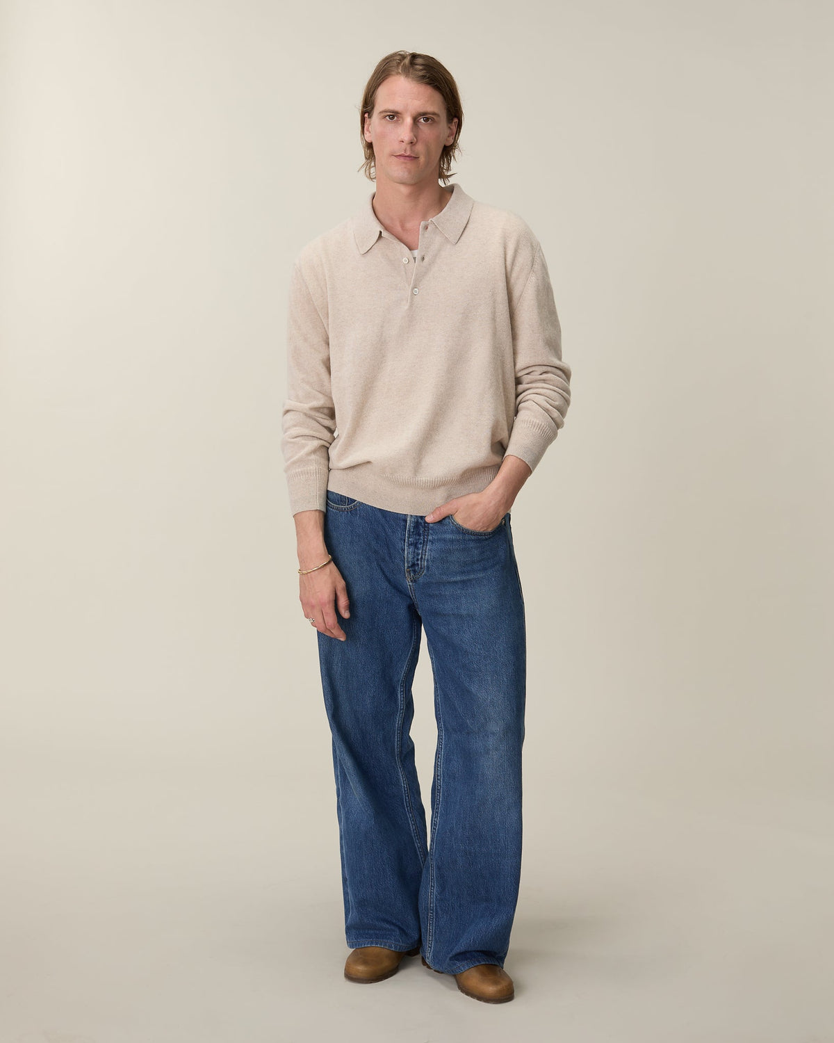 Polo en cachemire léger Homme - 7