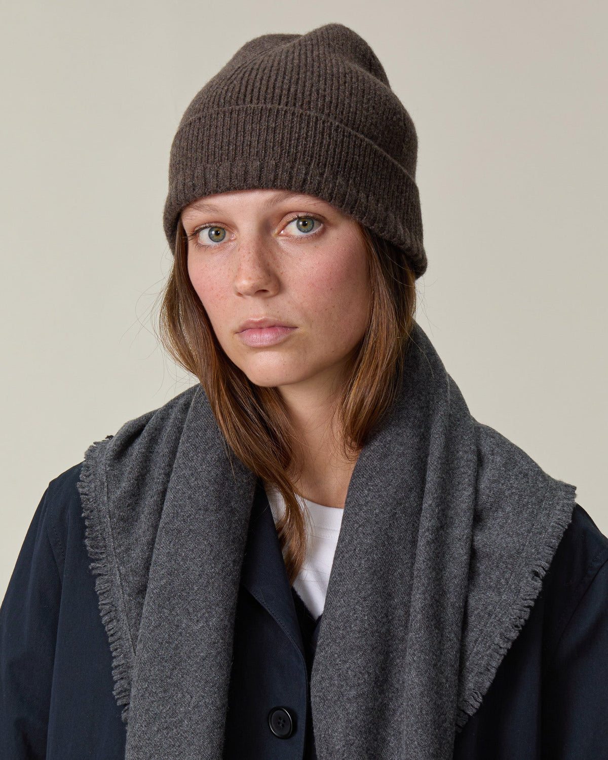 Bonnet en cachemire Femme - 2