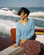 Col V en cachemire Femme - 4