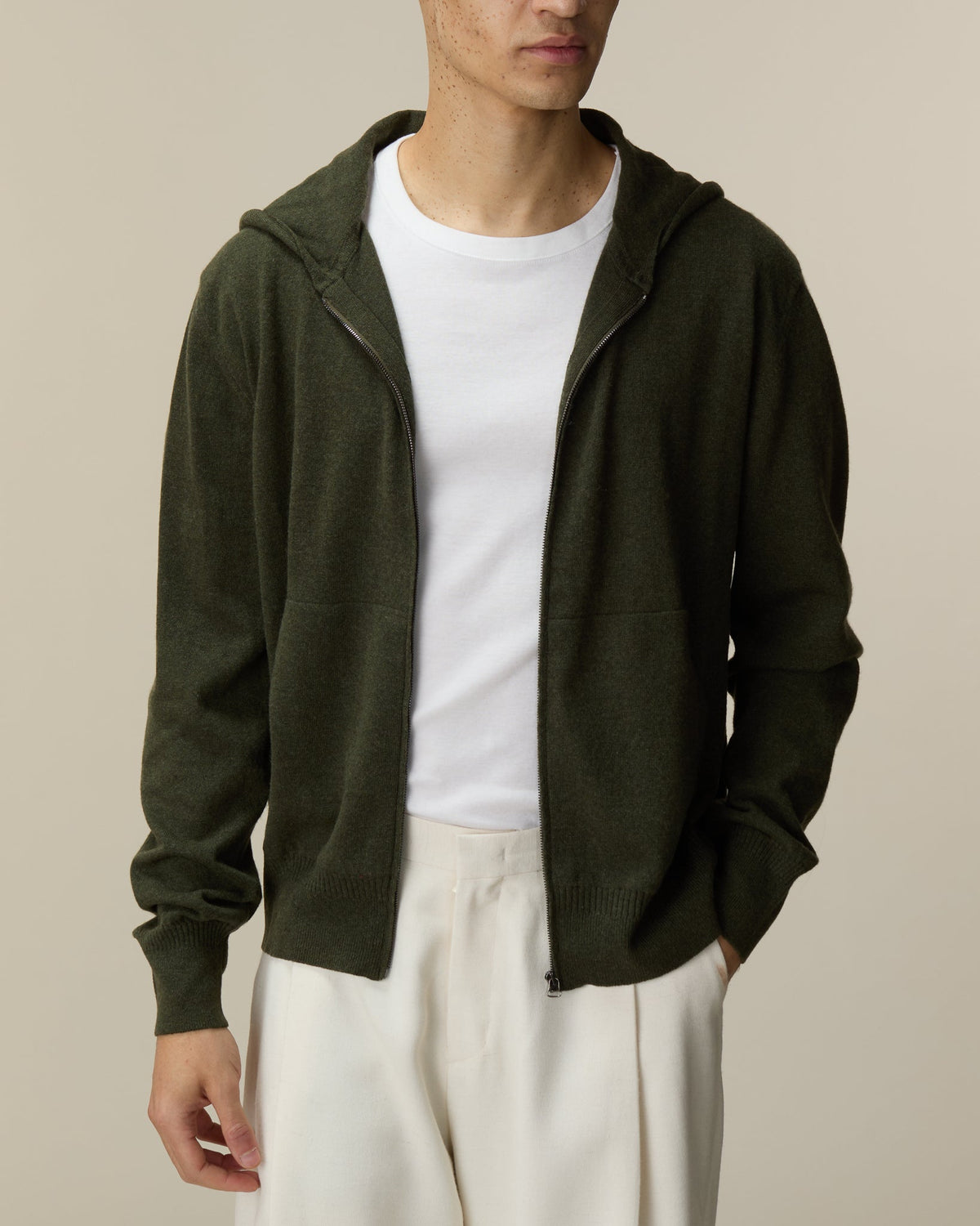 Hoodie en cachemire léger Homme - 2