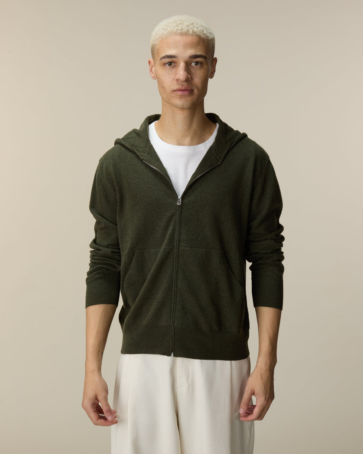 Hoodie en cachemire léger Homme - 1