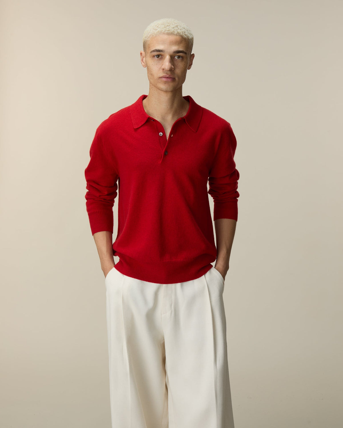 Polo en cachemire léger Homme - 5