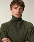 Pull col zippé en cachemire Homme - 1
