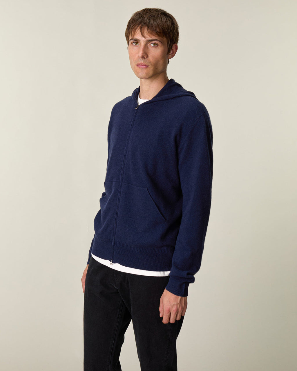 Hoodie en cachemire léger Homme - 4