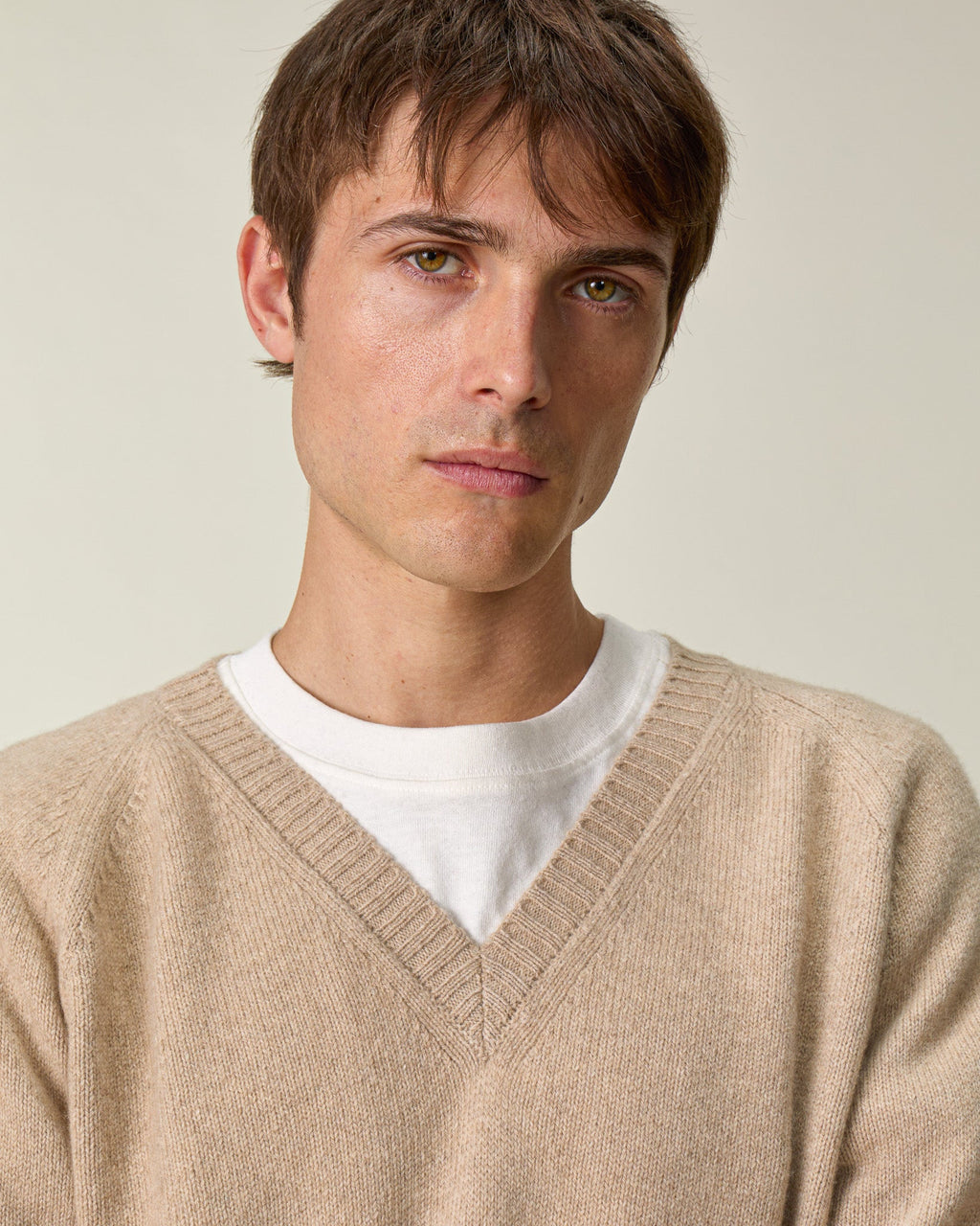 Col V en cachemire Homme - 4