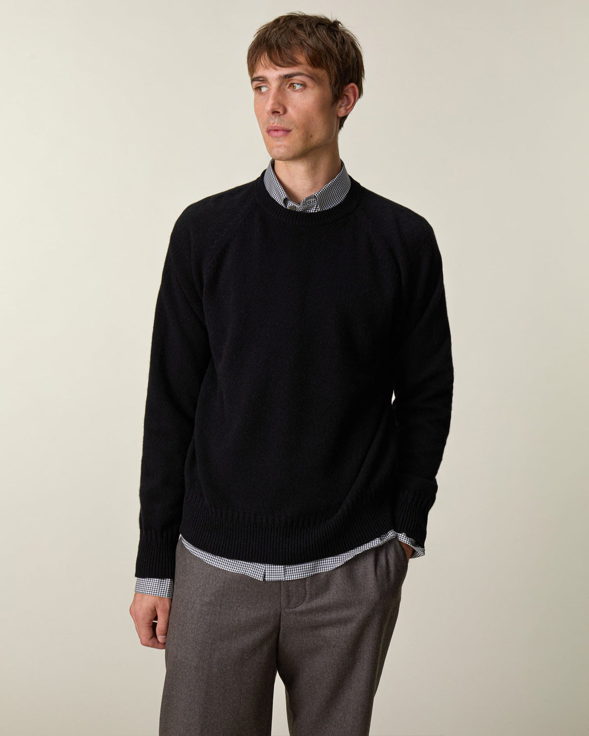 Col rond en cachemire Tricot x Sabah Homme - 21
