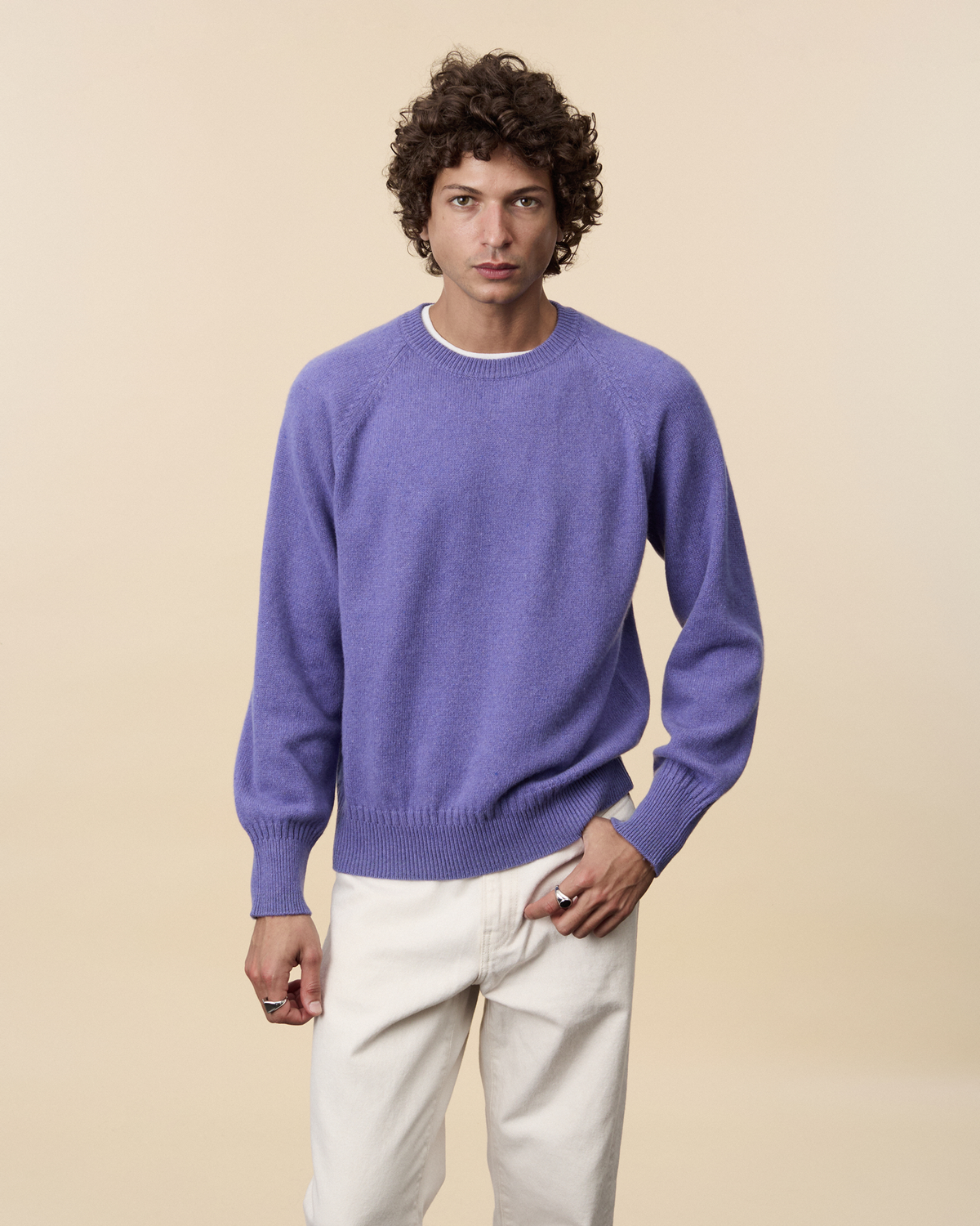 Pull col rond en cachemire Homme - 2