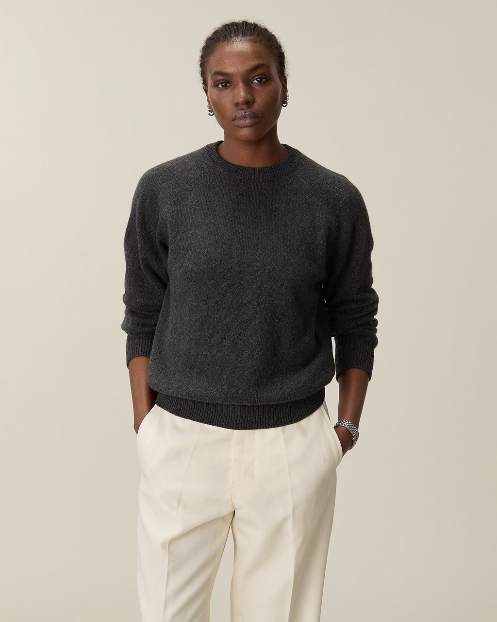 Col rond en cachemire Tricot x Sabah Femme - 20