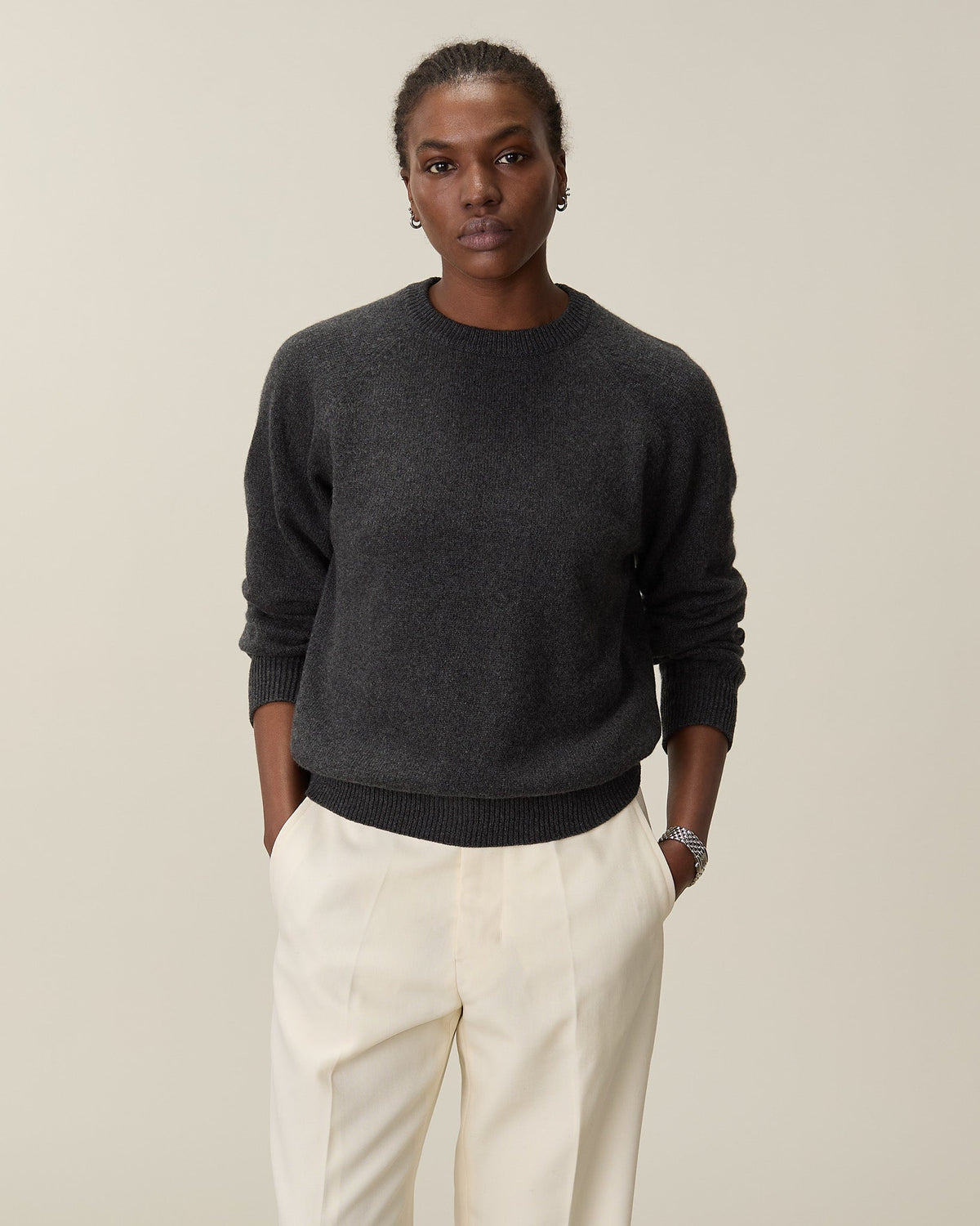 Col rond en cachemire Tricot x Sabah Femme - 20