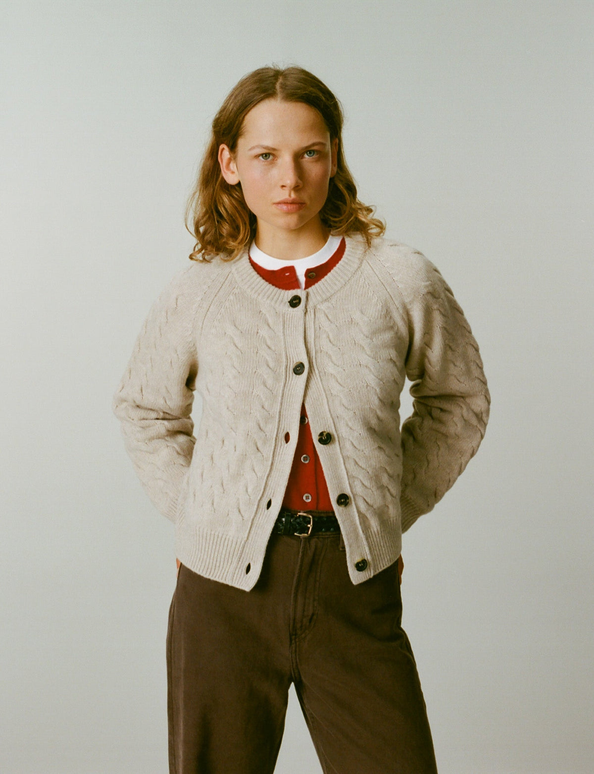 Cardigan Torsadé Femme - 5