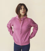 Pull à capuche en laine et cachemire Femme - 2