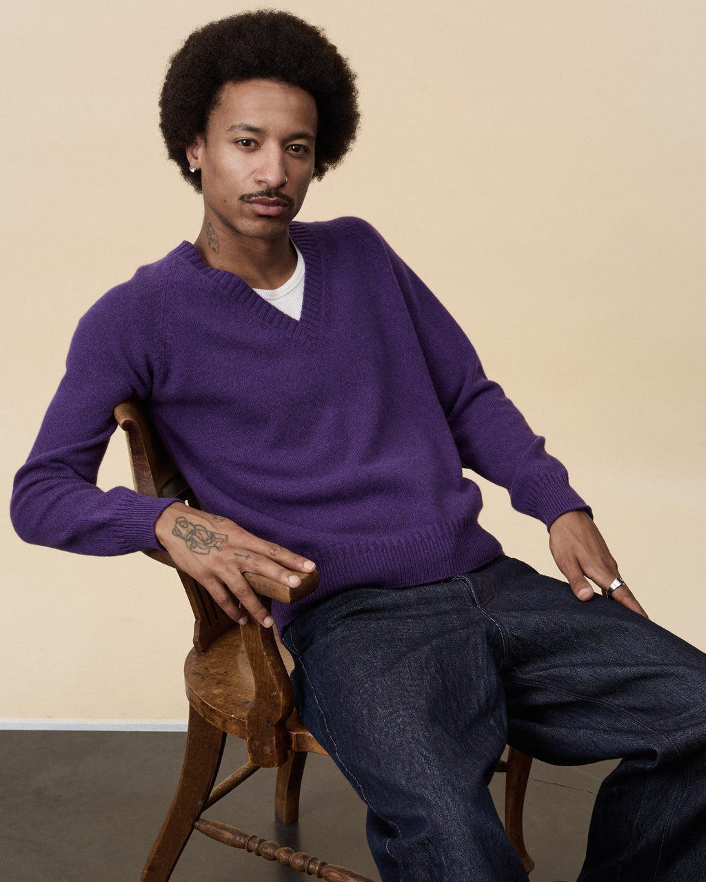 Col V Tricot X Léo Walk Homme - 2
