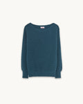 Pull col bateau en coton bio Femme - 1