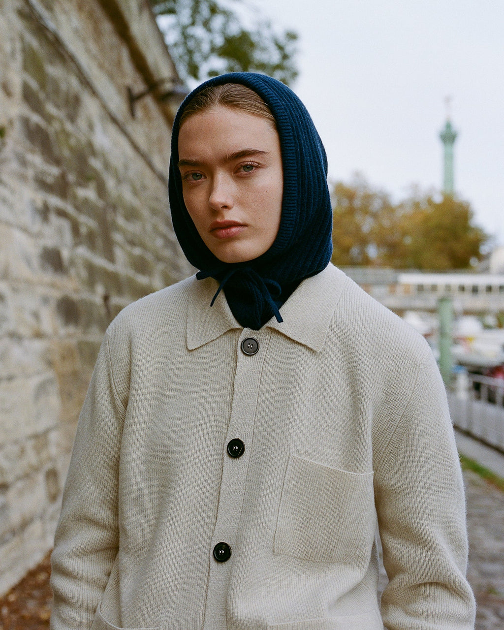 Cagoule laine et cachemire Femme - 1