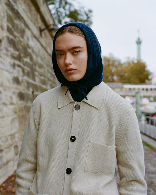 Cagoule laine et cachemire Femme - 1