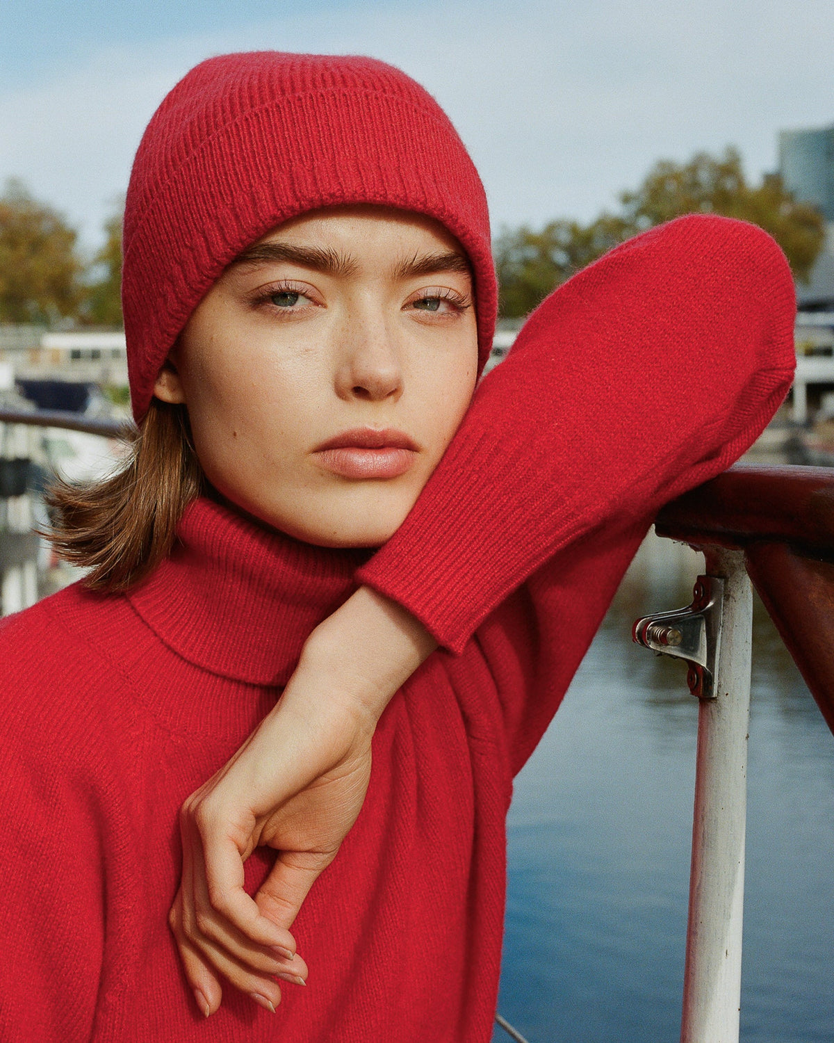 Bonnet en cachemire Femme - 5