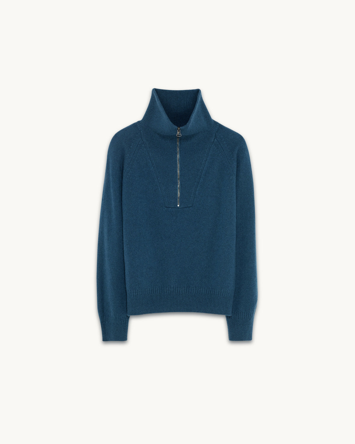 Pull col zippé en cachemire Femme - 1