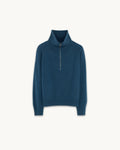 Pull col zippé en cachemire Homme - 1